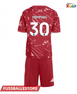 Günstige Liverpool Jeremie Frimpong #30 Heimtrikotsatz Kinder 2026-27 Kurzarm (+ Kurze Hosen)